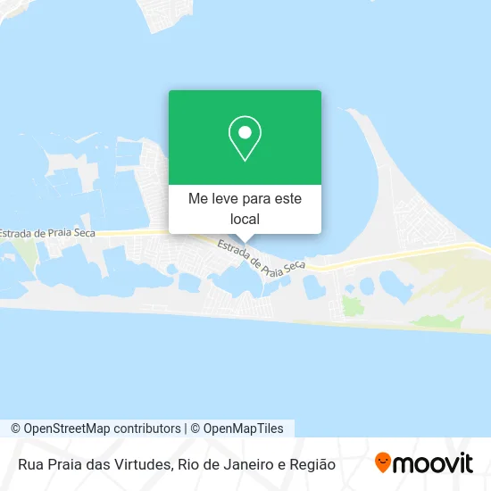 Rua Praia das Virtudes mapa