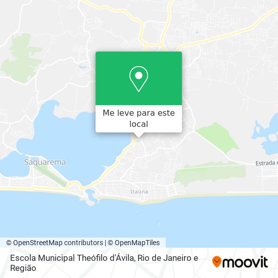 Escola Municipal Theófilo d'Ávila mapa