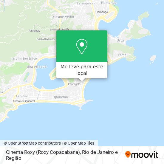 Cinema Roxy (Roxy Copacabana) mapa
