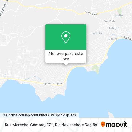 Rua Marechal Câmara, 271 mapa