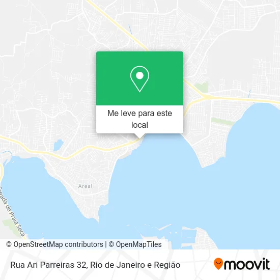 Rua Ari Parreiras 32 mapa