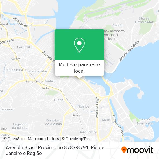 Avenida Brasil Próximo ao 8787-8791 mapa