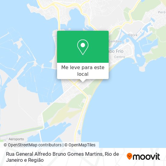Rua General Alfredo Bruno Gomes Martins mapa