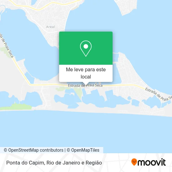 Ponta do Capim mapa
