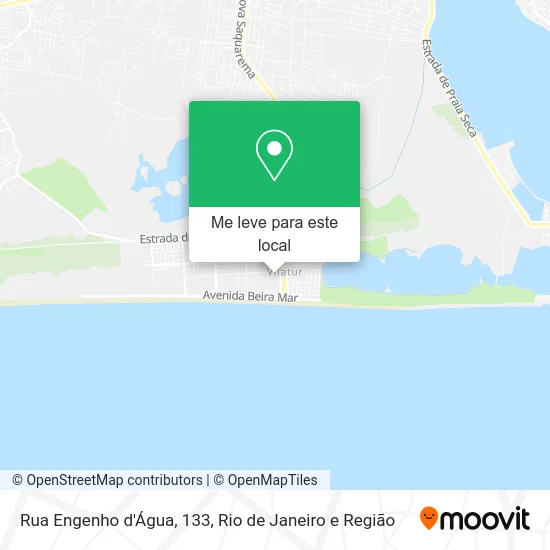 Rua Engenho d'Água, 133 mapa