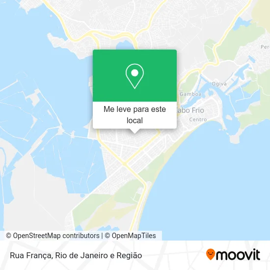 Rua França mapa