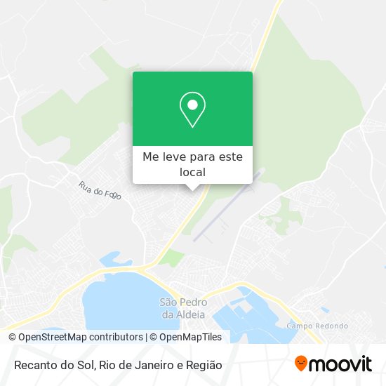 Recanto do Sol mapa