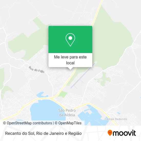 Recanto do Sol mapa