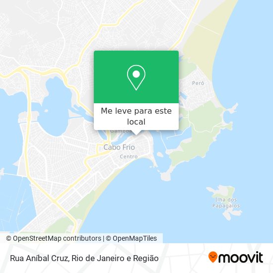 Rua Aníbal Cruz mapa