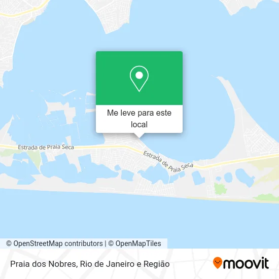 Praia dos Nobres mapa