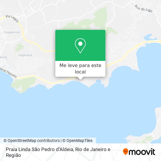 Praia Linda São Pedro d'Aldeia mapa