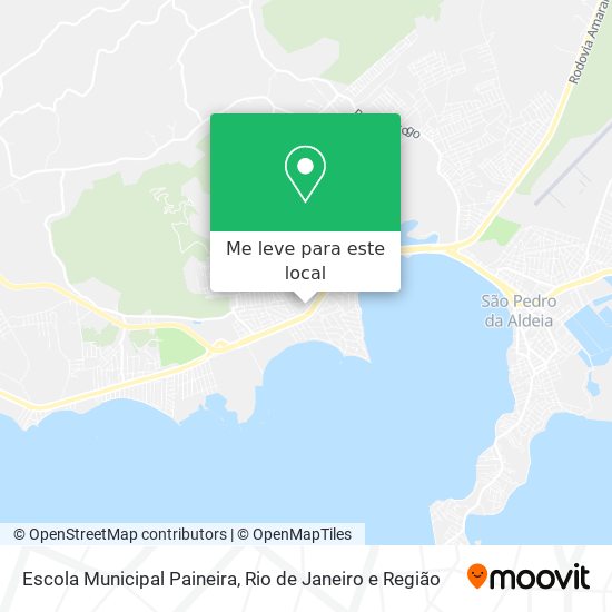 Escola Municipal Paineira mapa