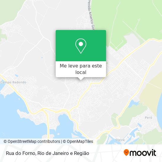Rua do Forno mapa