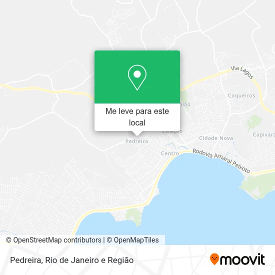 Pedreira mapa
