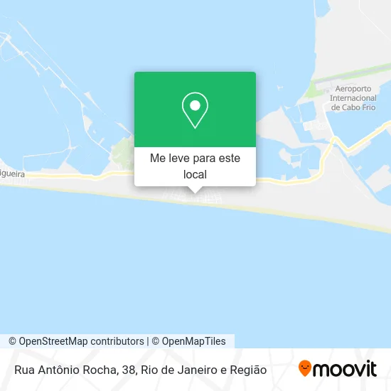 Rua Antônio Rocha, 38 mapa