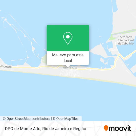 DPO de Monte Alto mapa