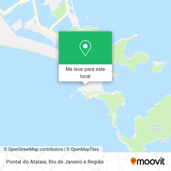Pontal do Atalaia mapa