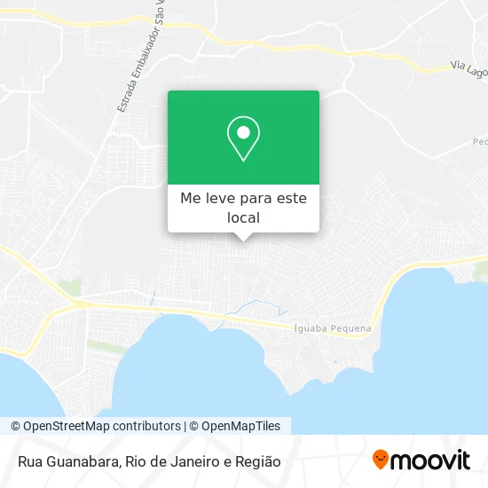 Rua Guanabara mapa