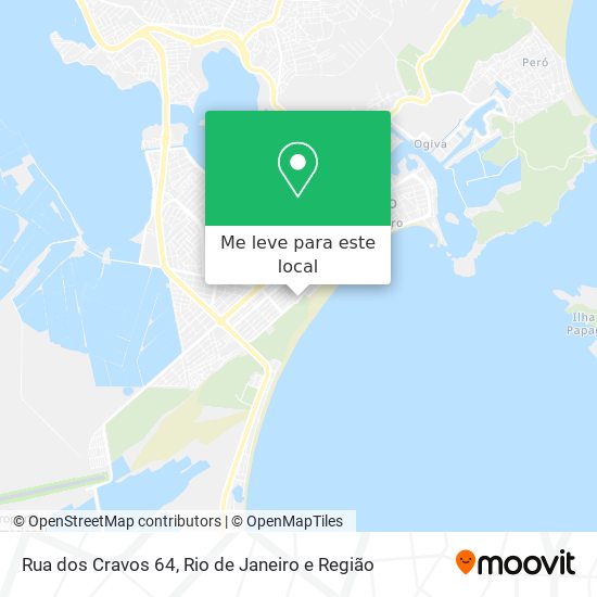 Rua dos Cravos 64 mapa