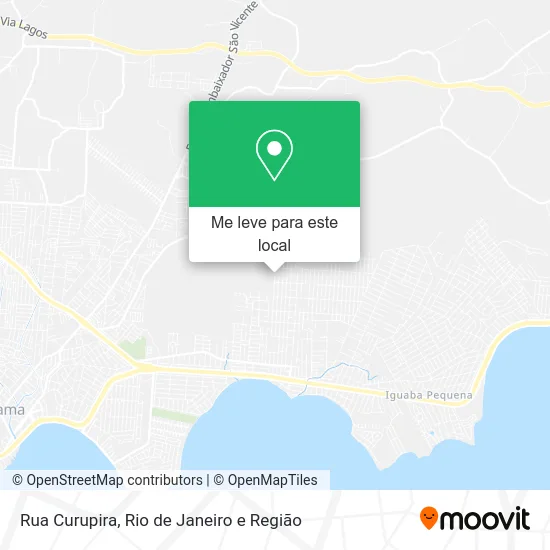 Rua Curupira mapa