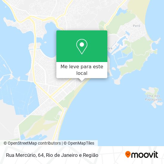 Rua Mercúrio, 64 mapa