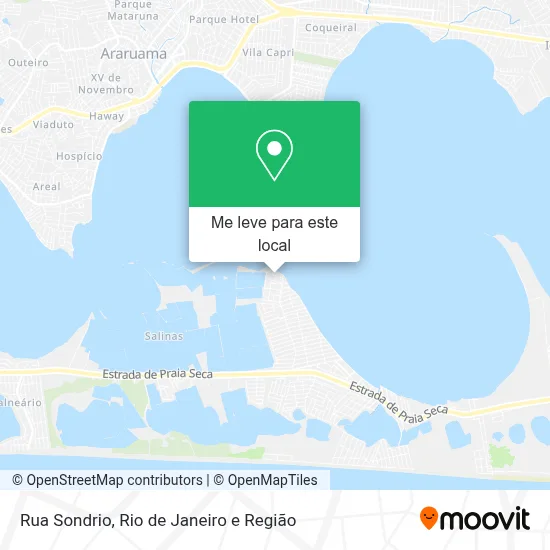Rua Sondrio mapa