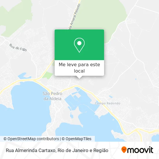 Rua Almerinda Cartaxo mapa