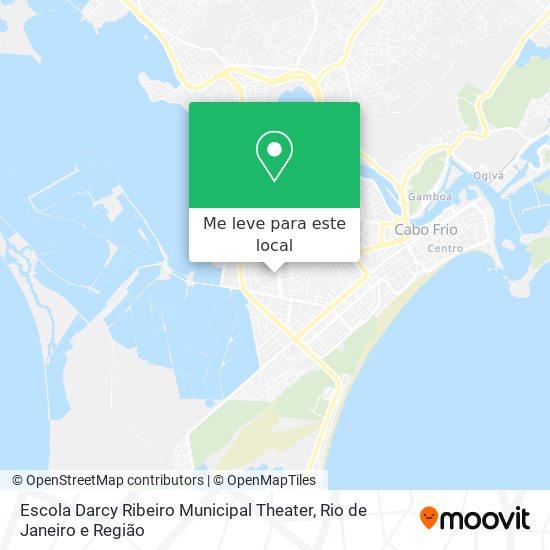 Escola Darcy Ribeiro Municipal Theater mapa