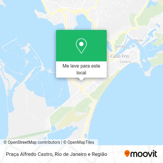 Praça Alfredo Castro mapa