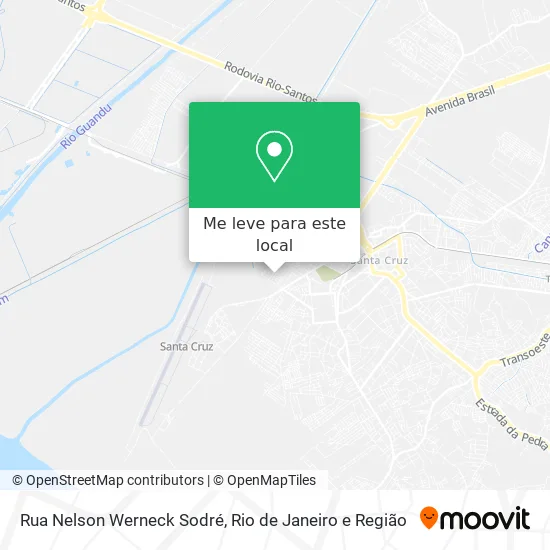 Rua Nelson Werneck Sodré mapa