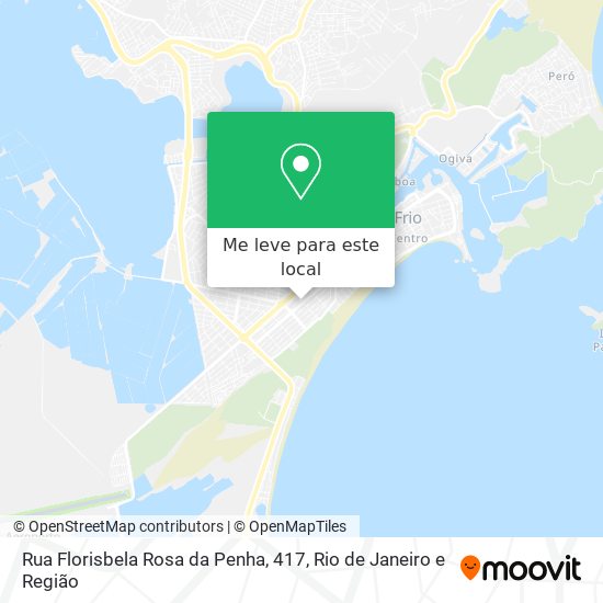 Rua Florisbela Rosa da Penha, 417 mapa