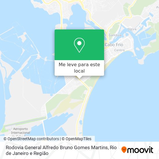 Rodovia General Alfredo Bruno Gomes Martins mapa