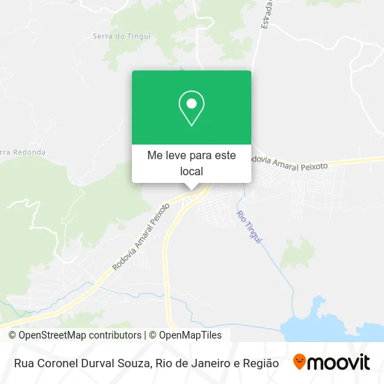 Rua Coronel Durval Souza mapa