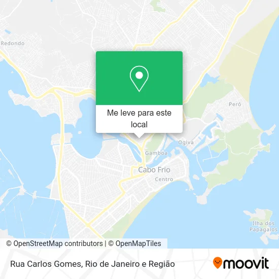 Rua Carlos Gomes mapa