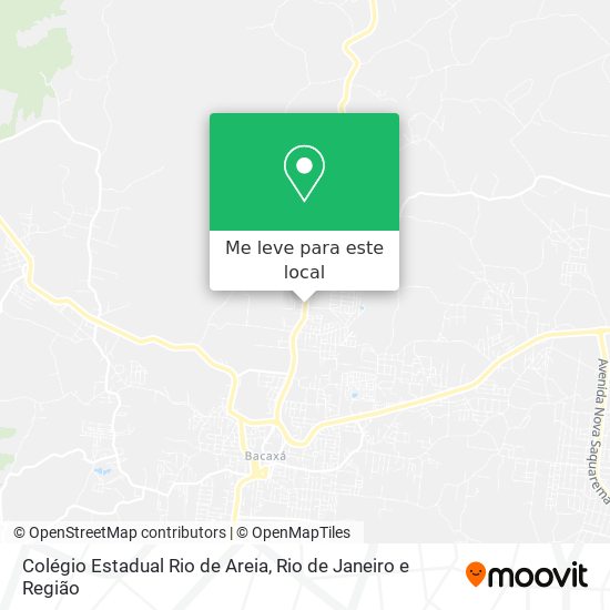 Colégio Estadual Rio de Areia mapa