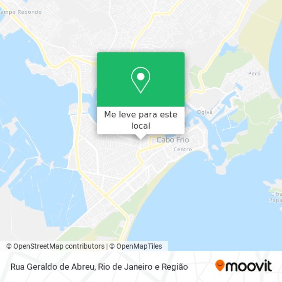 Rua Geraldo de Abreu mapa