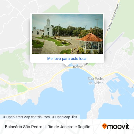 Balneário São Pedro II mapa