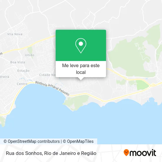 Rua dos Sonhos mapa