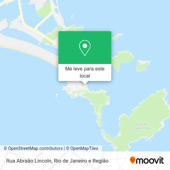 Rua Abraão Lincoln mapa