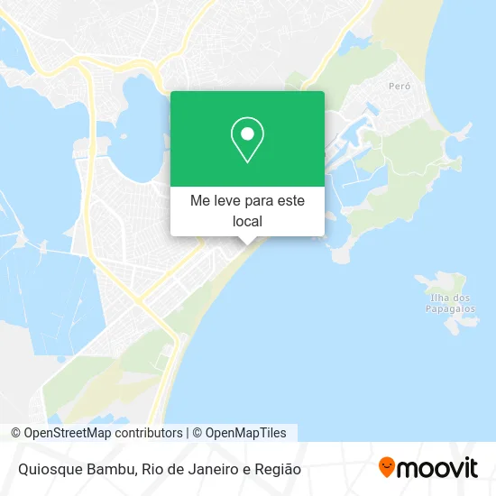 Quiosque Bambu mapa