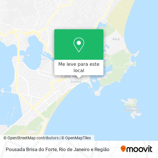 Pousada Brisa do Forte mapa