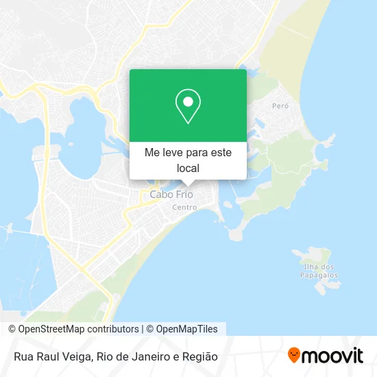Rua Raul Veiga mapa