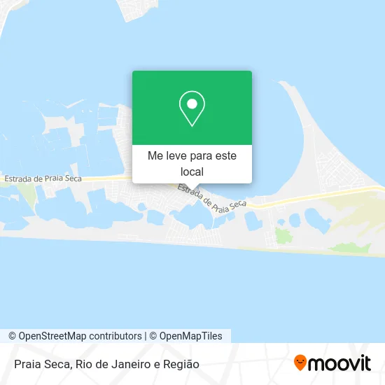 Praia Seca mapa