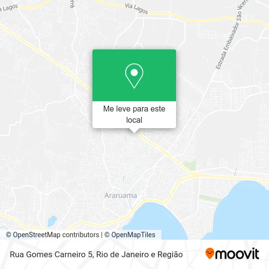 Rua Gomes Carneiro 5 mapa