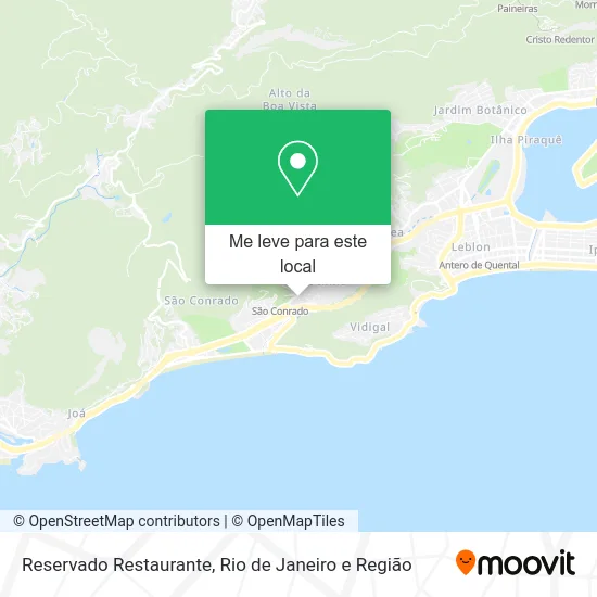 Reservado Restaurante mapa