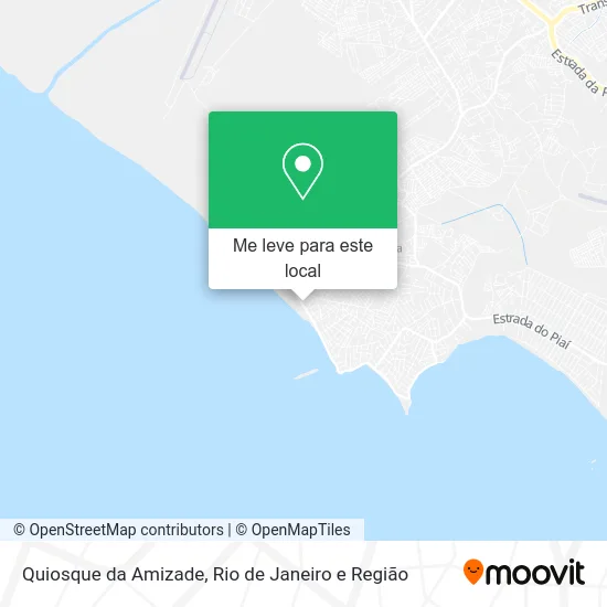 Quiosque da Amizade mapa