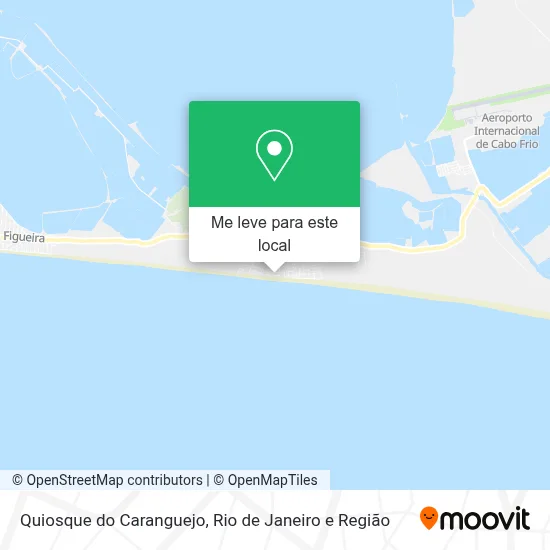Quiosque do Caranguejo mapa