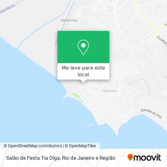 Salão de Festa Tia Olga mapa