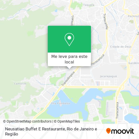 Neusatiao Buffet E Restaurante mapa