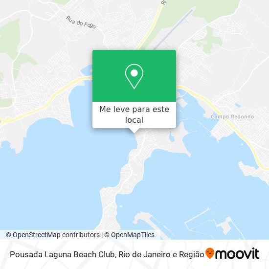 Pousada Laguna Beach Club mapa